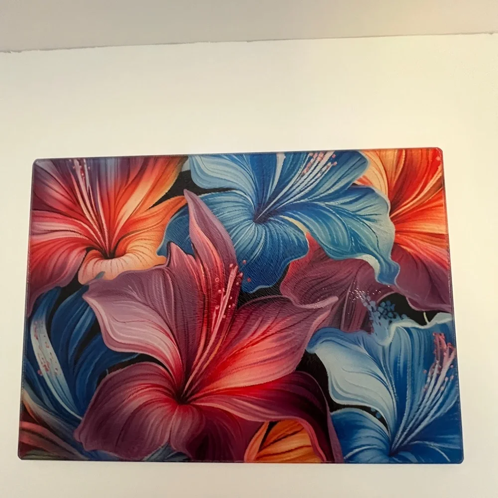 Tempered glass cutting board 8x11